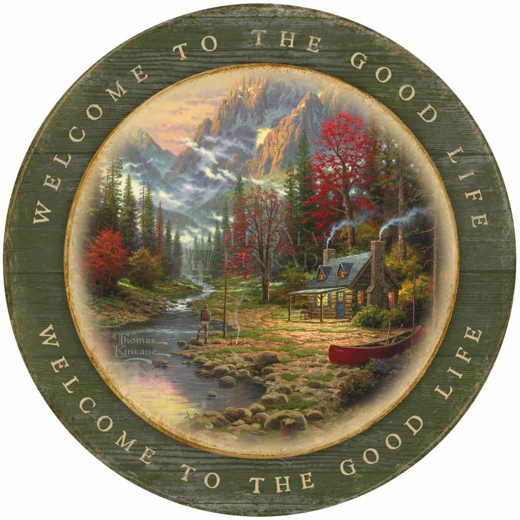 Welcome to the Good Life - 12.5" Wood Sign