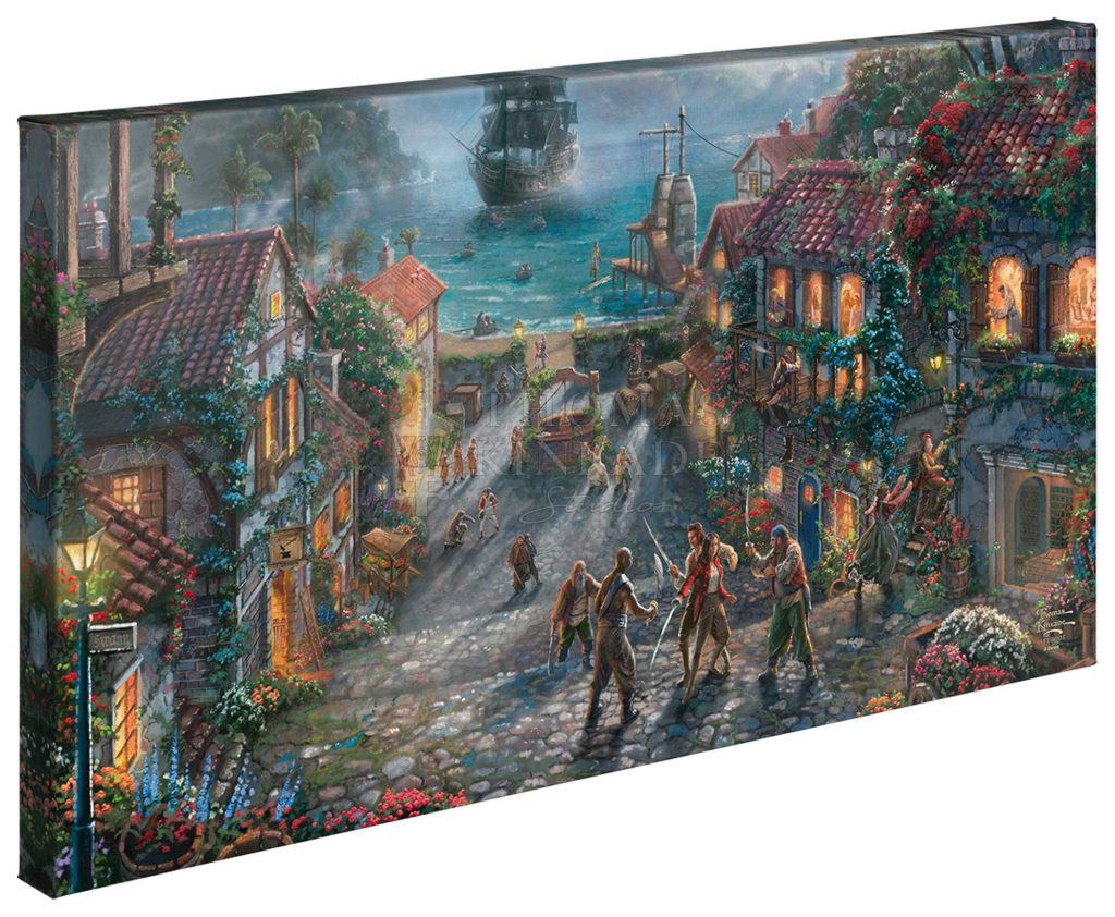Pirates of the Caribbean - 16" x 31" Gallery Wrapped Canvas