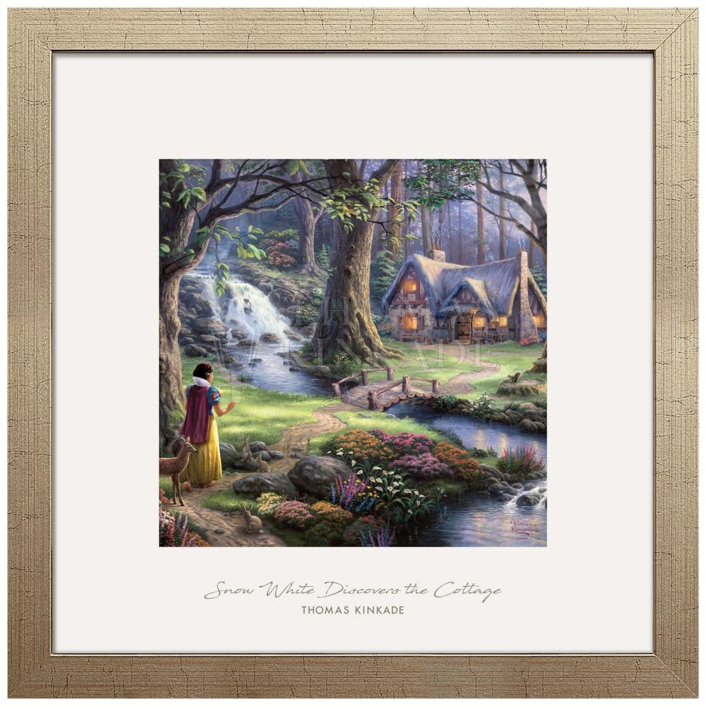 Disney Snow White Discovers the Cottage - 17.5" x 17.5" Prominence
