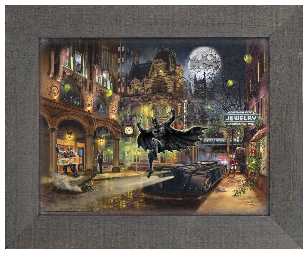 Batman Gotham City - 12.5" x 16" Framed Metal Print