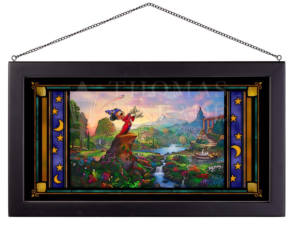 Disney Fantasia - 13" x 23" Stained Glass Art