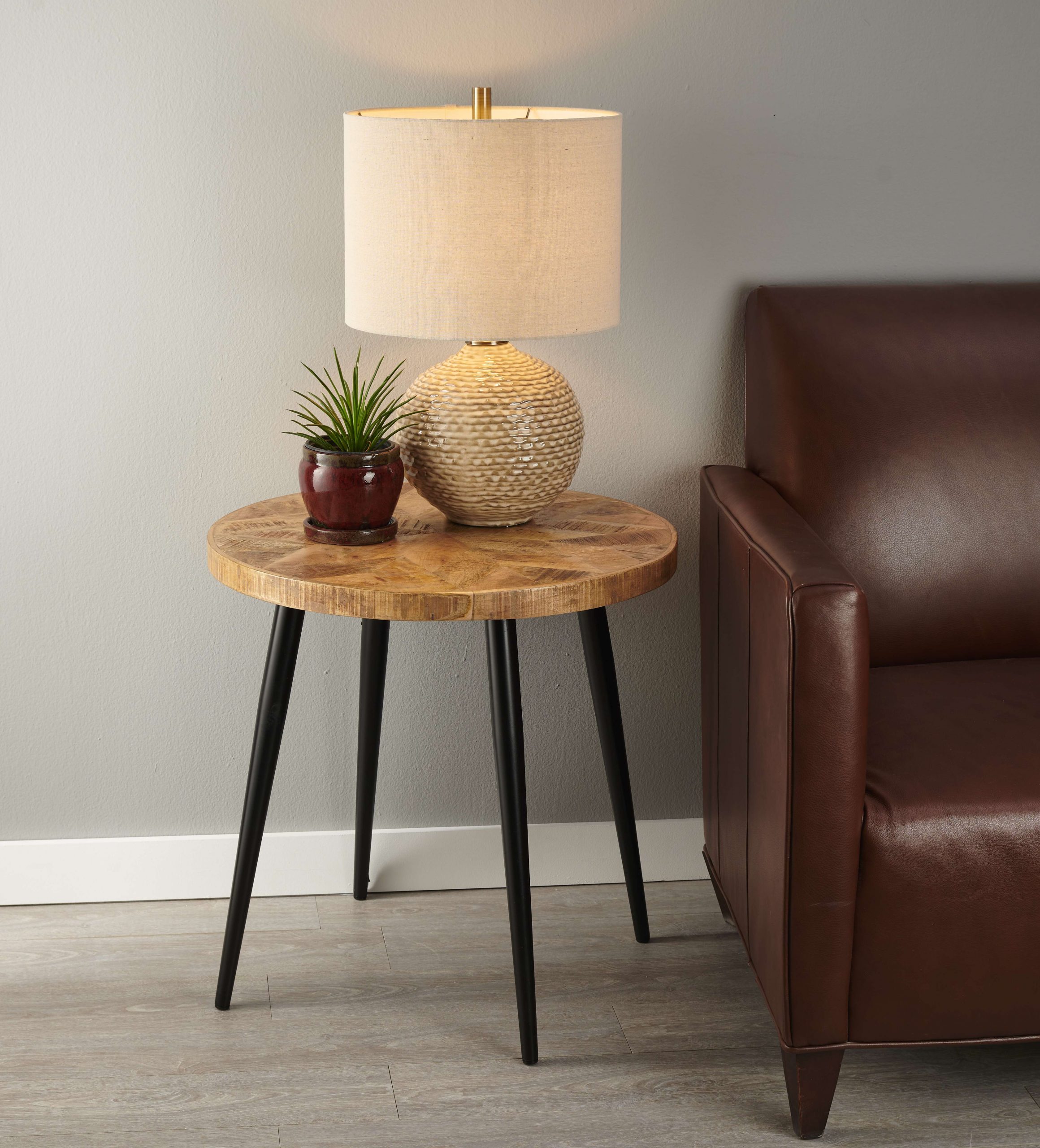 Glarious Round Side Table - Furniture