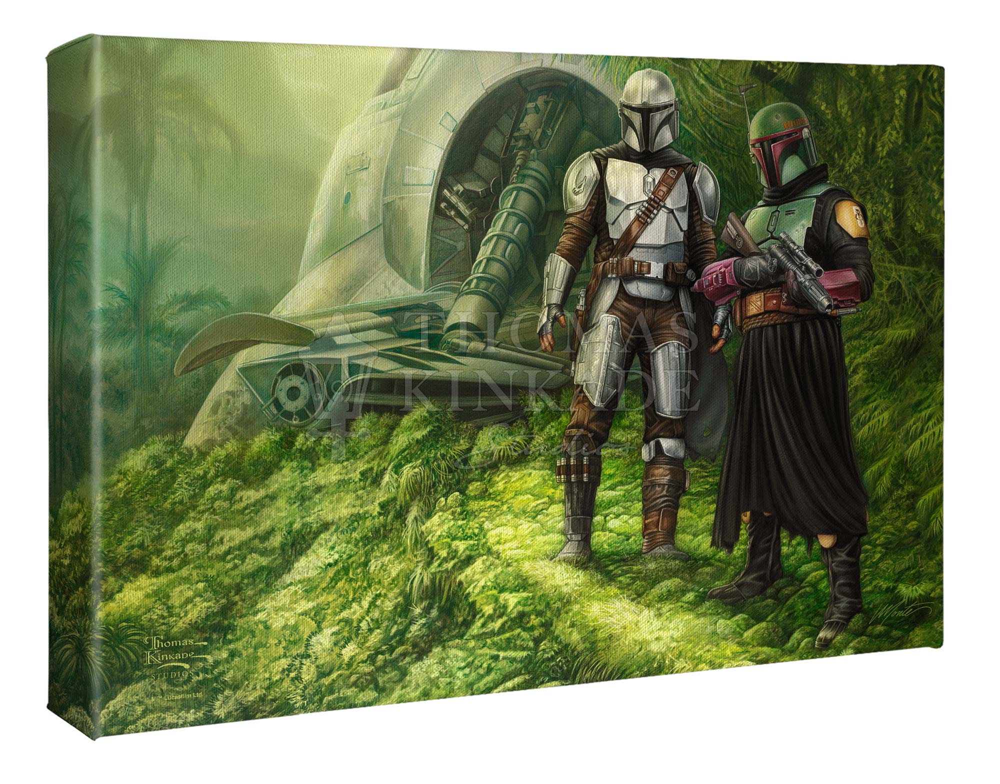 The Mandalorian™ - Brothers in Arms - 10" x 14" Gallery Wrapped Canvas