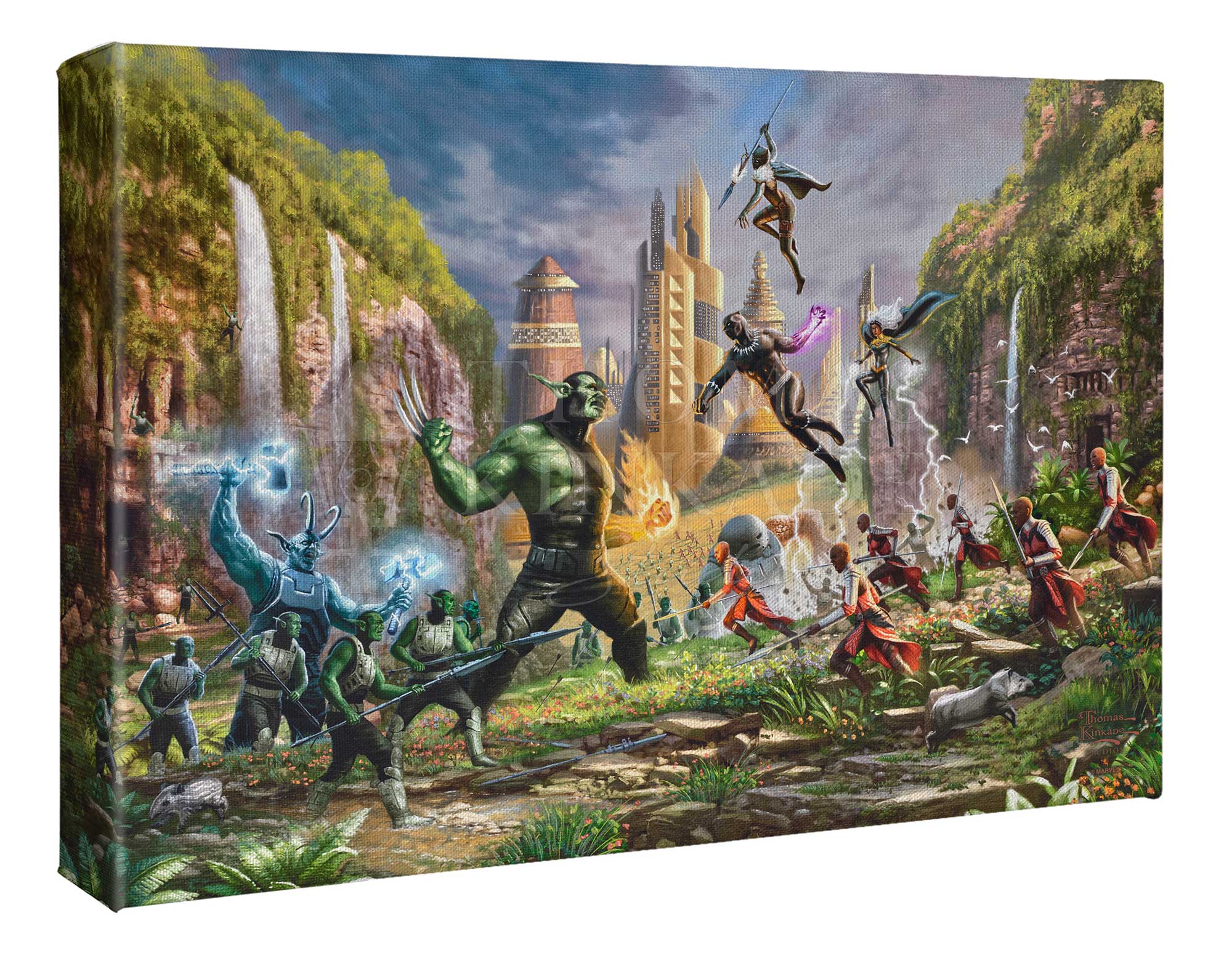 Battle for Wakanda - 10" x 14" Gallery Wrapped Canvas