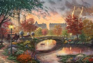 Autumn in New York Bridges - Thomas Kinkade Studios