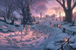Disney 101 Dalmatians on the Run Spring Inspirations - Thomas Kinkade Studios