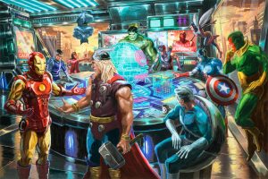 The Avengers Comic Characters - Thomas Kinkade Studios