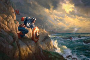Captain America - Sentinel of Liberty Comic Characters - Thomas Kinkade Studios
