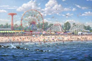 Coney Island Summer Traditions - Thomas Kinkade Studios