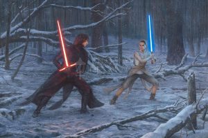 The Duel: Rey™ vs. Ren Star Wars™ - Thomas Kinkade Studios
