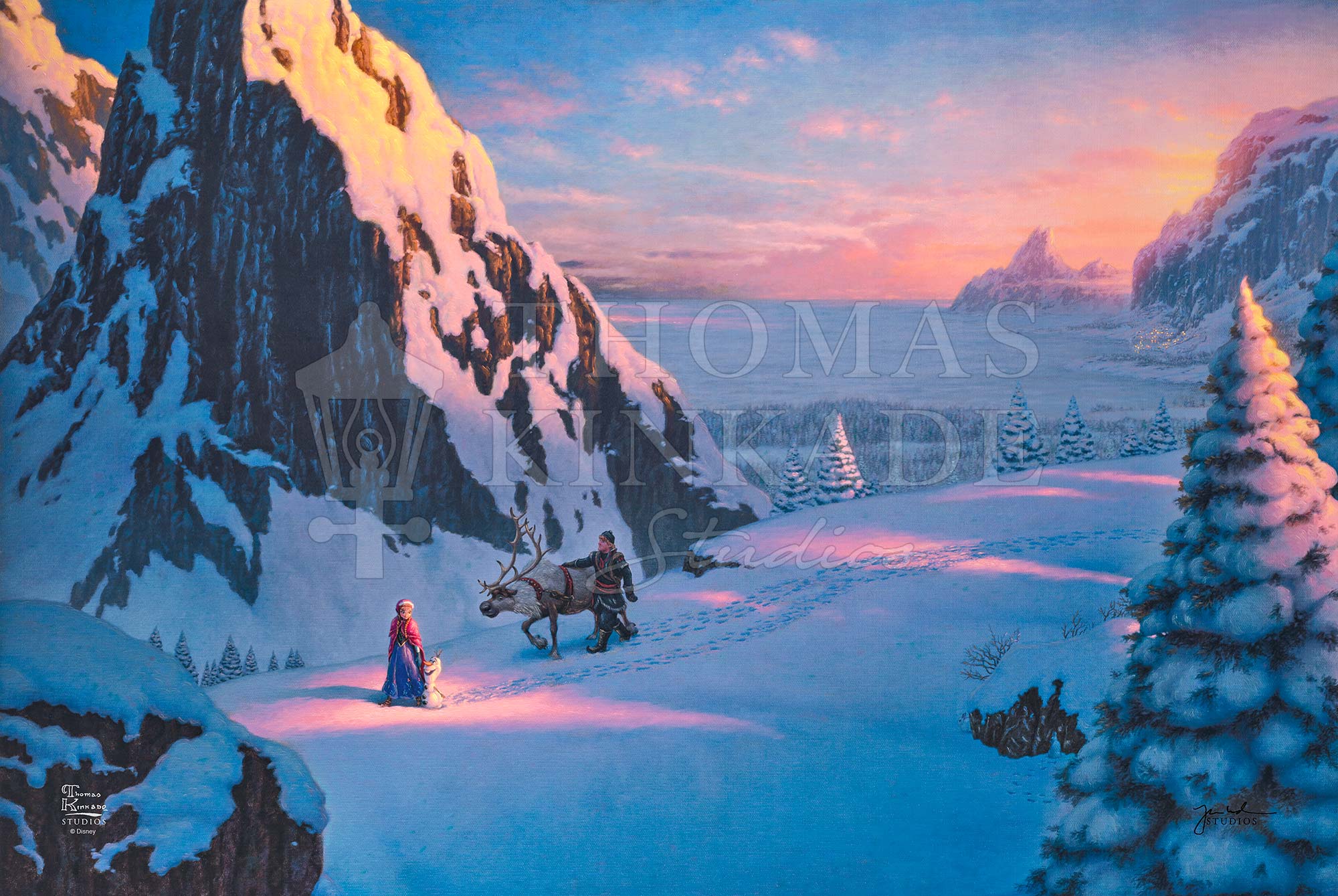 Disney Frozen Great Outdoors - Thomas Kinkade Studios