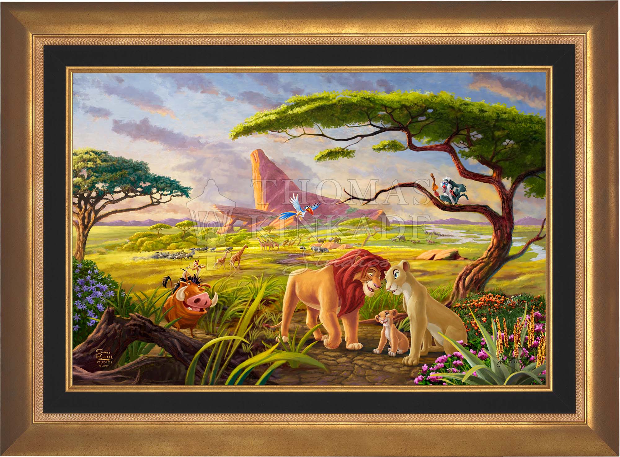 Disney The Lion King Remember Who You Are - Limited Edition Canvas - Thomas Kinkade Studios