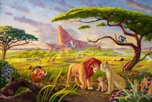 Disney The Lion King Remember Who You Are Thomas Kinkade Studios - Thomas Kinkade Studios