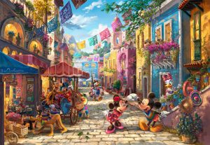 Disney Mickey and Minnie in Mexico Summer Traditions - Thomas Kinkade Studios