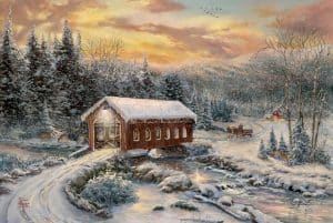 A Winter's Calm Thomas Kinkade Studios - Thomas Kinkade Studios