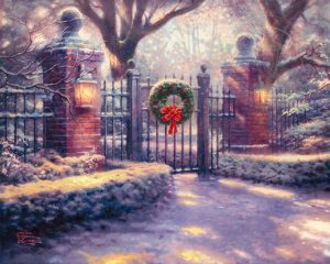 Christmas Gate Gates - Thomas Kinkade Studios