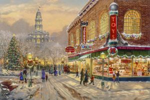 A Christmas Wish Winter - Thomas Kinkade Studios