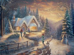 Country Christmas Homecoming Christmas - Thomas Kinkade Studios