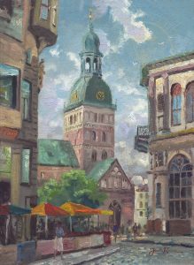 The Dome Cathedral, Riga, Latvia Churches - Thomas Kinkade Studios