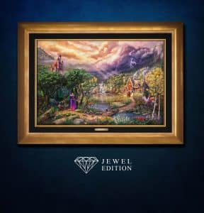 Disney The Evil Queen - Jewel Edition Art - Thomas Kinkade Studios
