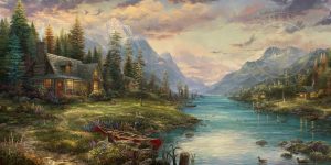 A Father's Perfect Day Summer Traditions - Thomas Kinkade Studios