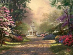 Fountain of Blessings Gardens - Thomas Kinkade Studios