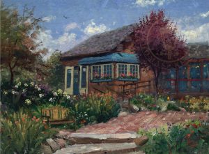 The Gardener's Retreat Gardens - Thomas Kinkade Studios