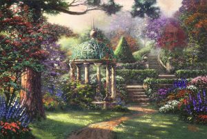 Gazebo of Prayer Gardens - Thomas Kinkade Studios