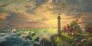 The Guiding Light Lighthouses - Thomas Kinkade Studios