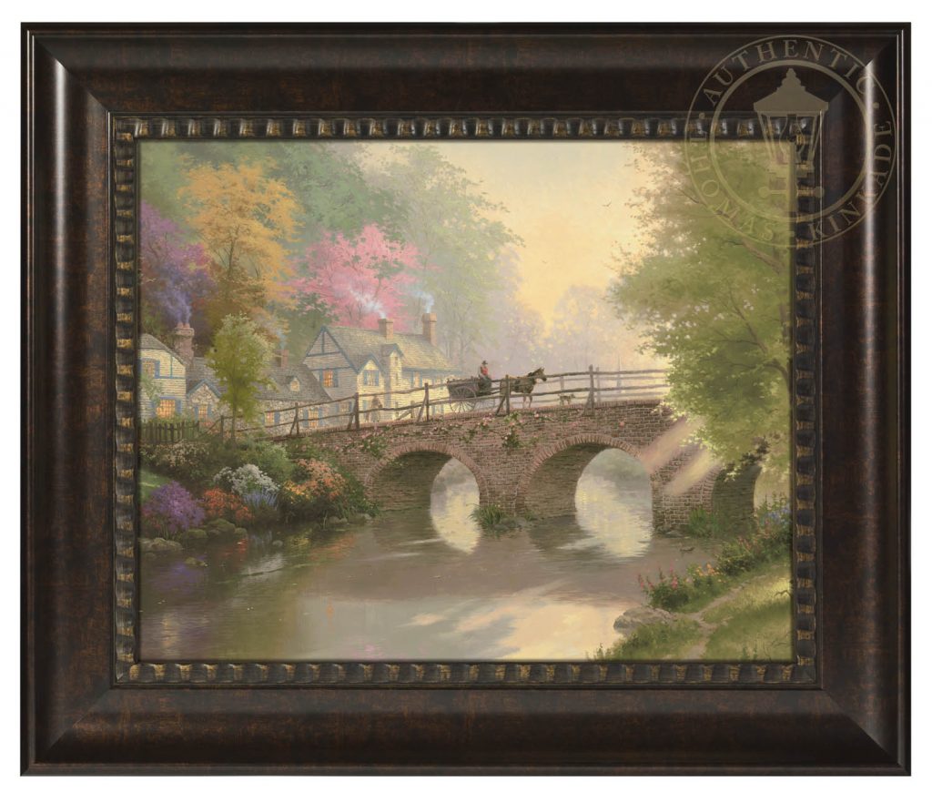 Hometown Bridge - 16" x 20" Brushstroke Vignette