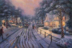 Hometown Christmas Memories Hearth & Home - Thomas Kinkade Studios