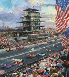 Indianapolis Motor Speedway®, 100th Anniversary Study Sports - Thomas Kinkade Studios