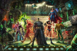 The Justice League DC Super Hero Fine Art - Thomas Kinkade Studios