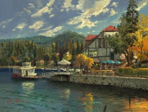 Lake Arrowhead Autumn - Thomas Kinkade Studios