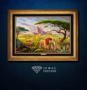 Disney The Lion King Remember Who You Are - Jewel Edition Art - Thomas Kinkade Studios