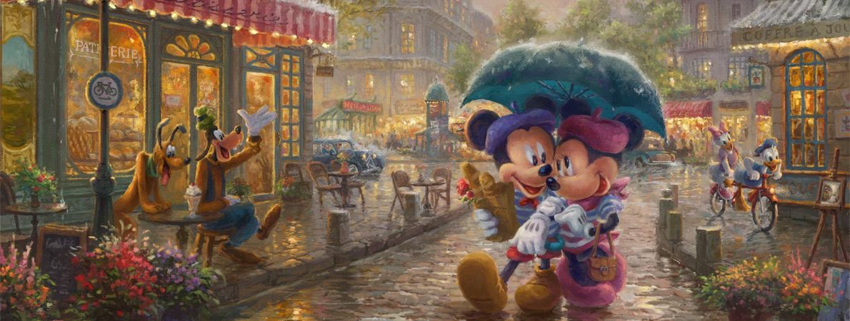 Mickey & Minnie Paintings For Valentine's Day