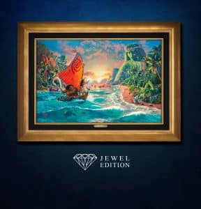 Disney Moana - Jewel Edition Art - Thomas Kinkade Studios