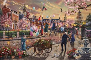 Disney Mary Poppins Returns Disney Art - Thomas Kinkade Studios