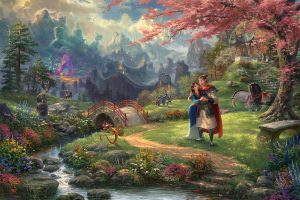 Disney Mulan Blossoms of Love Spring Inspirations - Thomas Kinkade Studios