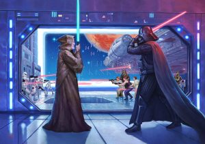 Obi-Wan's™ Final Battle Star Wars™ - Thomas Kinkade Studios