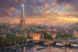 Paris, City of Love Bridges - Thomas Kinkade Studios