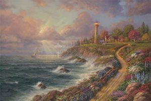 Returning Home Lighthouses - Thomas Kinkade Studios