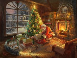 Santa's Special Delivery Christmas - Thomas Kinkade Studios