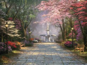 Savannah Romance Gardens - Thomas Kinkade Studios