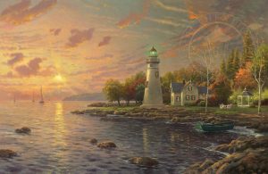 Serenity Cove Lighthouses - Thomas Kinkade Studios