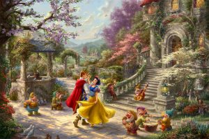 Disney Snow White Dancing in the Sunlight Spring Inspirations - Thomas Kinkade Studios