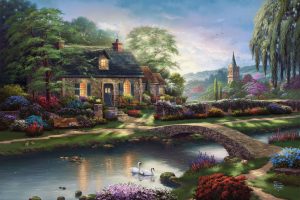 Stoney Creek Cottage Gardens - Thomas Kinkade Studios