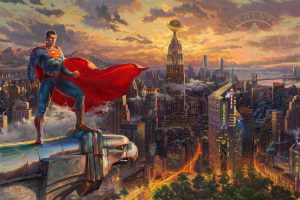 Superman™ - Protector of Metropolis Cityscapes - Thomas Kinkade Studios