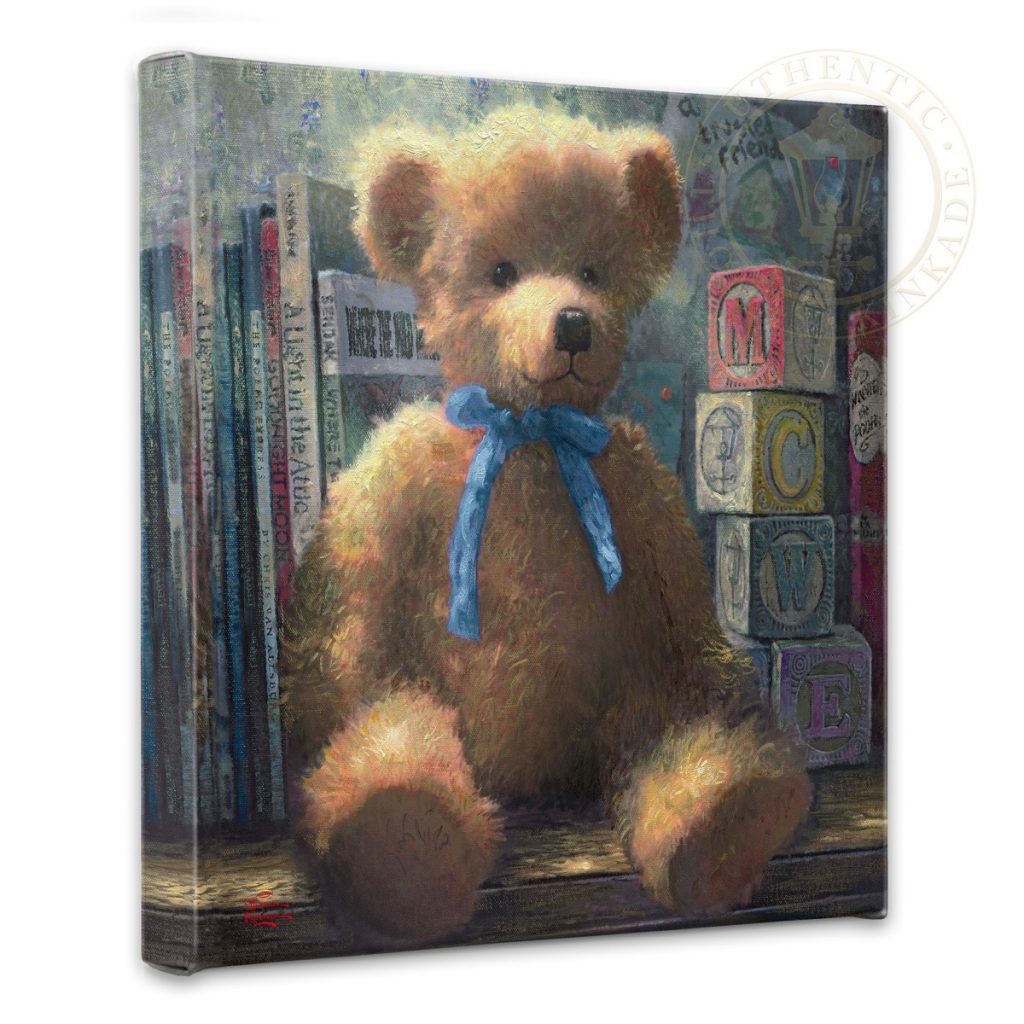 Trusted Friend, A, Blue Bell - 14" x 14" Gallery Wrapped Canvas