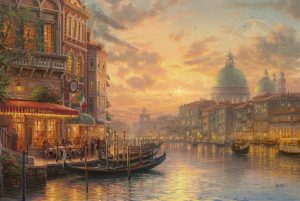 Venetian Cafe Seascapes - Thomas Kinkade Studios